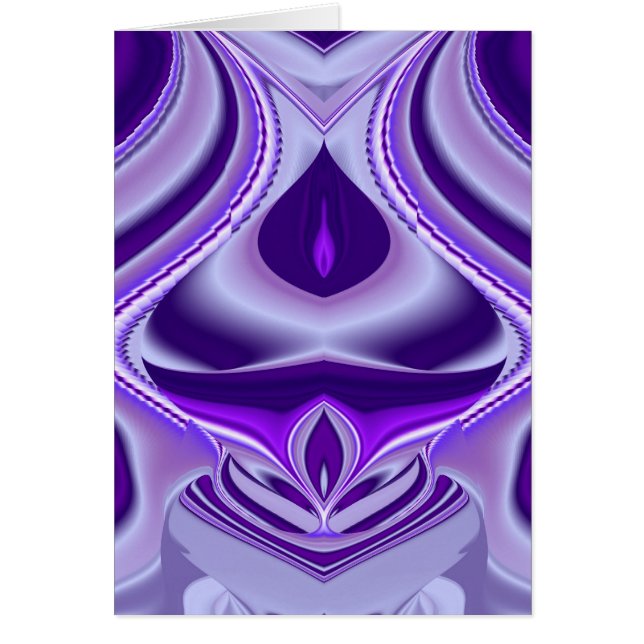 Cartão Sonho de Flor Roxo (Frente)