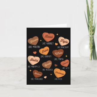 Cartão Sonho de História Negra Semelhante a Martin Africa