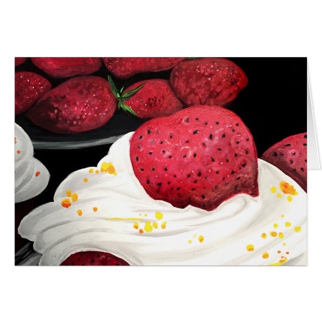 Cartão Sonho de Morango (Frente Horizontal)