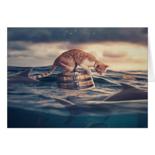 Cartão Sonho do Cat Nap ou Pesadelo