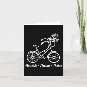 Cartão Sonho Farto Bicicleta Floral 8647 Funny Anti