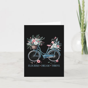 Cartão Sonho Farto Bicicleta Floral Feliz 8647 Trum