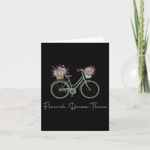 Cartão Sonho Farto Bicicleta Floral Feliz 8647 Trum