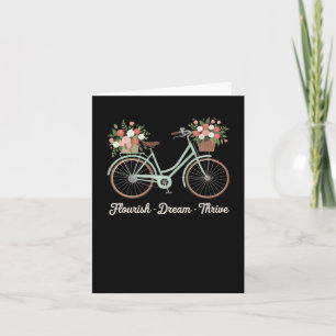 Cartão Sonho Farto Provoca Bicicleta Floral Trump Res Sut