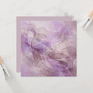 Cartão Sonho Lavanda Redemoinho Lilás Mauve Lavanda