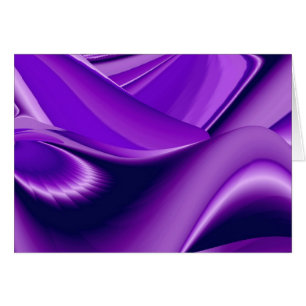 Cartão Sonho Roxo, Abstrato Fantasy Arte Arco-Íris