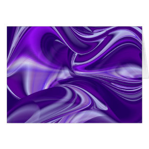 Cartão Sonho Roxo, Abstrato Fantasy Arte Arco-Íris