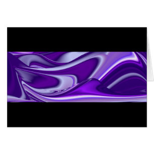 Cartão Sonho Roxo, Abstrato Fantasy Arte Arco-Íris
