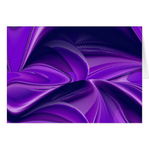 Cartão Sonho Roxo, Abstrato Fantasy Arte Arco-Íris