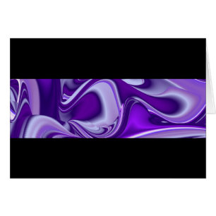 Cartão Sonho Roxo, Abstrato Fantasy Arte Arco-Íris