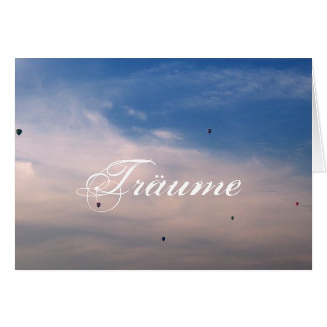 Cartão Sonhos (Frente Horizontal)