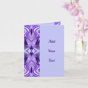 Cartão Sonhos de Arco-Íris de Flor Roxo
