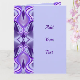 Cartão Sonhos de Arco-Íris de Flor Roxo