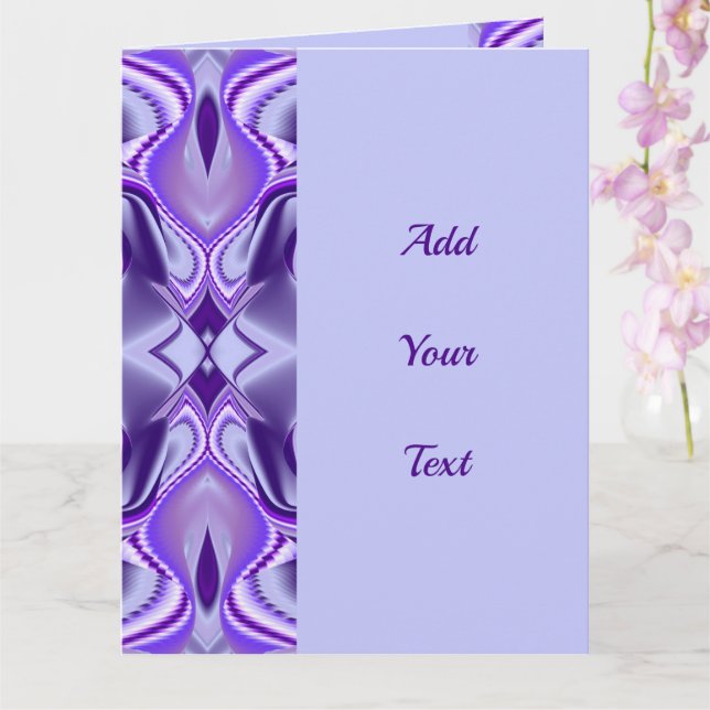 Cartão Sonhos de Arco-Íris de Flor Roxo (Orquídea)