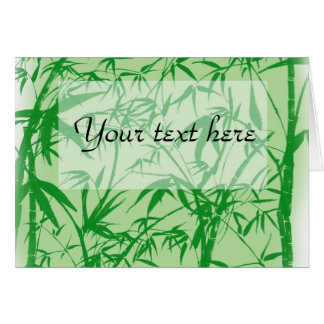 Cartão Sonhos de bambu