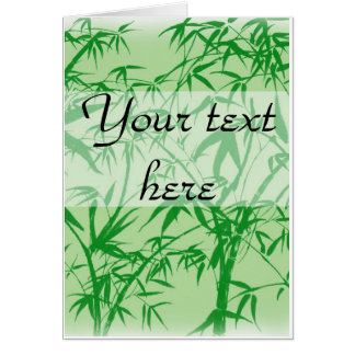 Cartão Sonhos de bambu