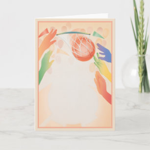 Cartão Sonhos de Basquete ©