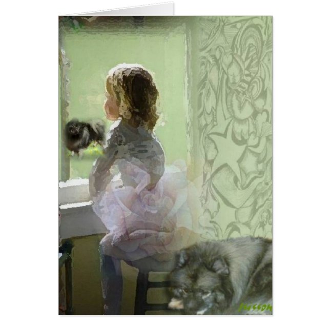 Cartão Sonhos do balé (Frente)