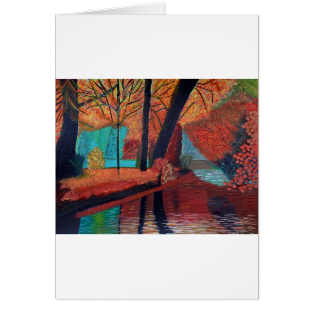 Cartão Sonhos do outono (Frente)