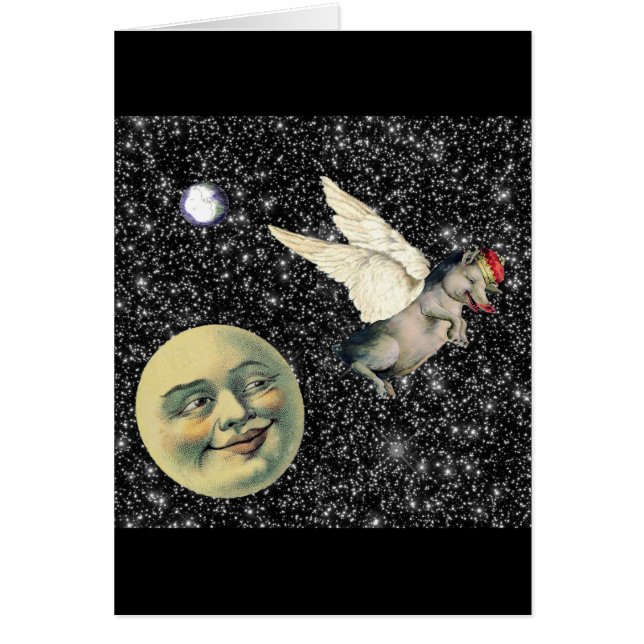 Cartão Sonhos do porco (Frente)