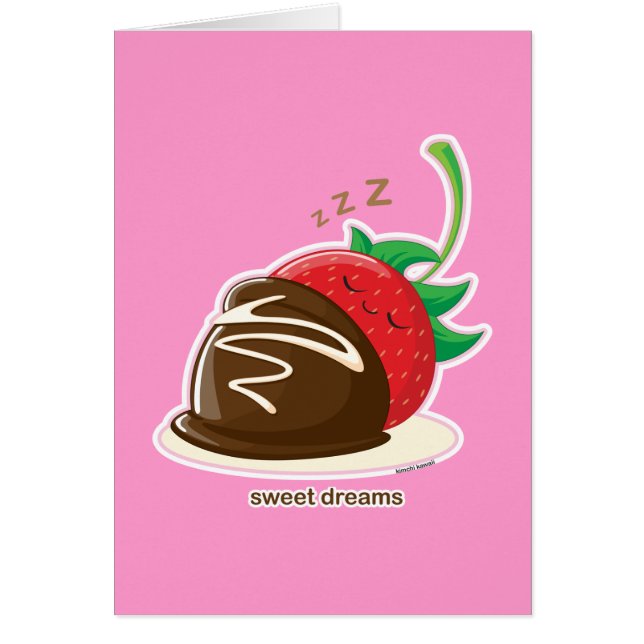 Cartão Sonhos doces (Frente)