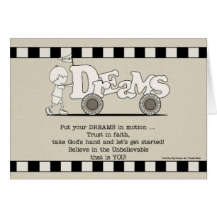 Cartão Sonhos no movimento