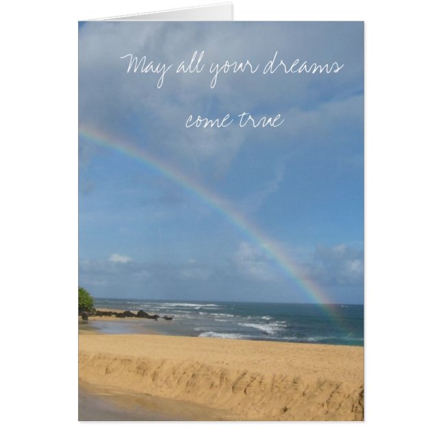 Cartão Sonhos se tornam realidade (Frente)