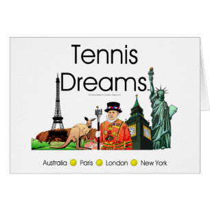 Cartão Sonhos SUPERIORES do tênis