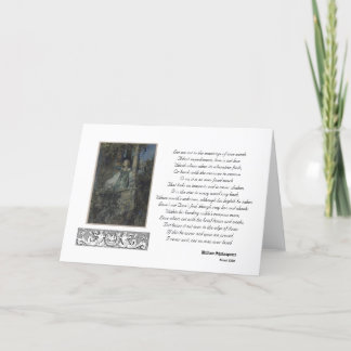 Cartão Sonnet 116 Greeting Card