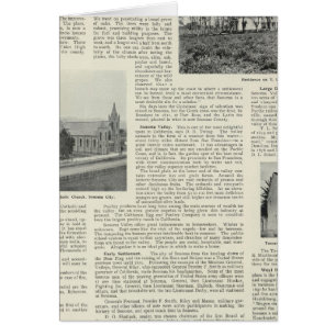 Cartão Sonoma, Califórnia