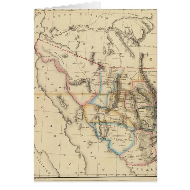 Cartão Sonora, México (Frente)