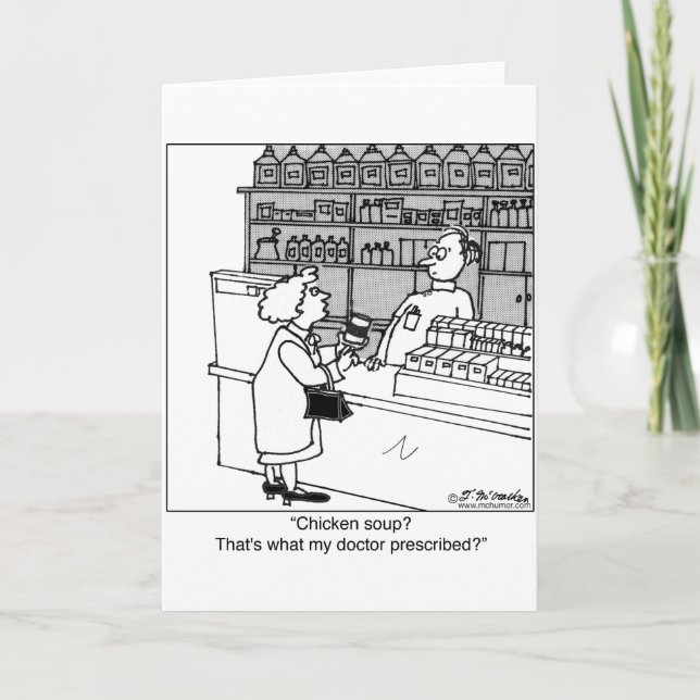 Cartão Sopa De Frango É Minha Receita? (Frente)