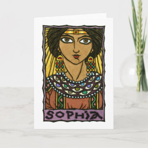 Cartão Sophia Greeting Card