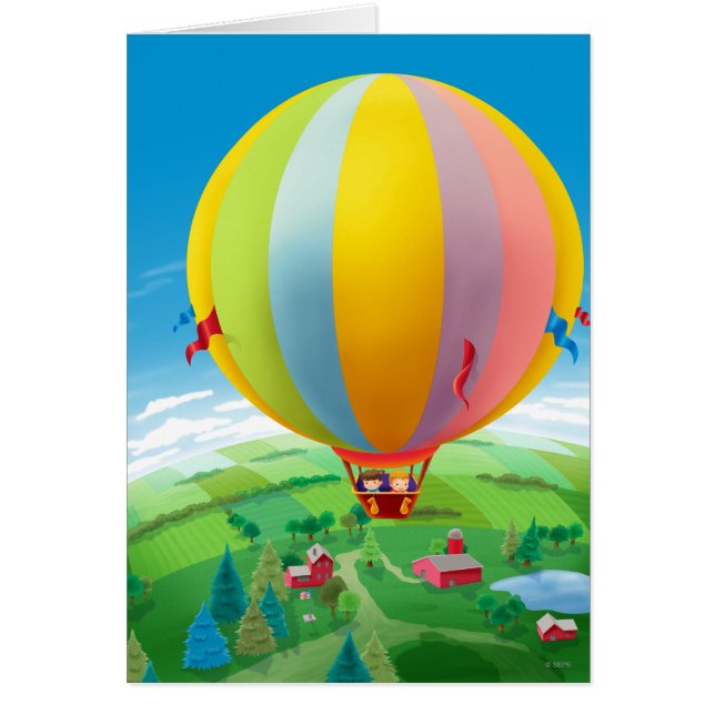 Cartão Sopro no vento (Frente)