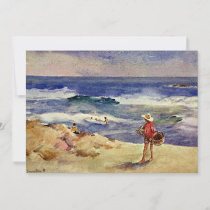 Cartão Sorolla - Garoto na Areia