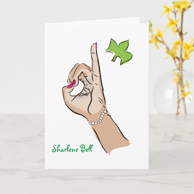 Cartão Sorority Life Greeting Card (Flor Amarela)