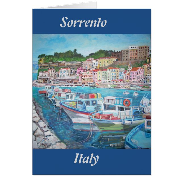 Cartão Sorrento, Italia - (Frente)