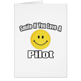 Cartão Sorria...Ame um Piloto