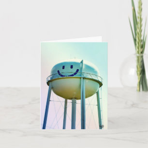 Cartão Sorria Face Água Torre, Elroy, TX