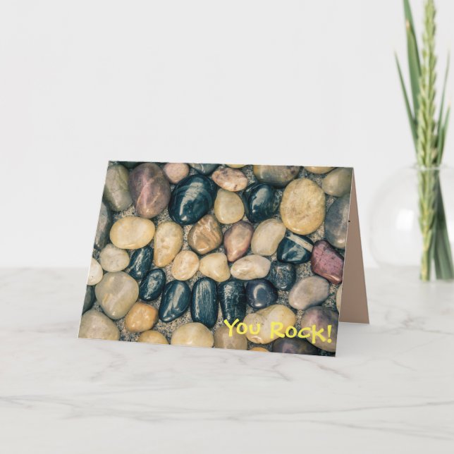 Cartão sorrir forçadamente | do granito (Frente)