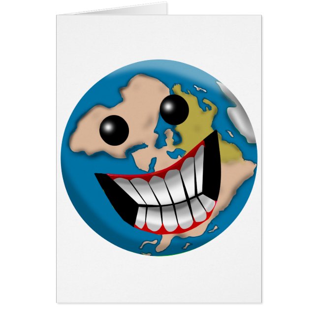 Cartão Sorriso mundano (Frente)