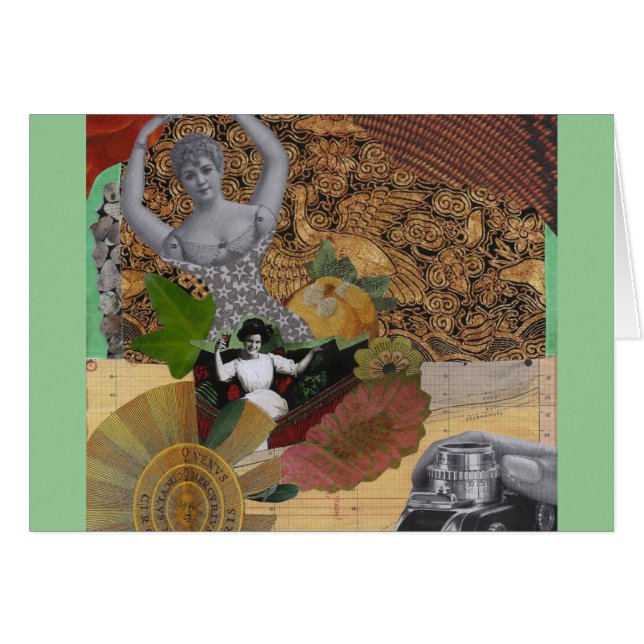 Cartão Sorriso para a câmera (Frente Horizontal)