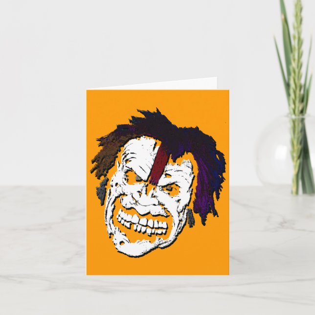 Cartão sorriso! : zombie (Frente)