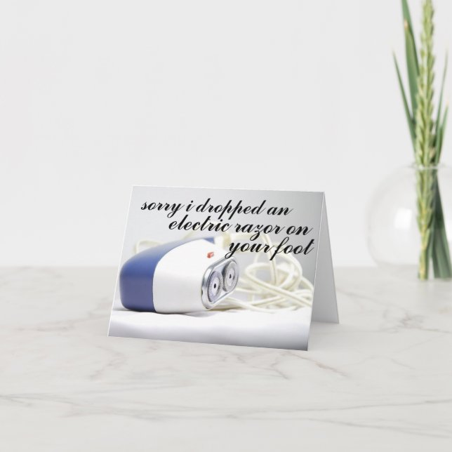 Cartão sorry (Frente)