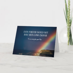 Cartão Sorry for your Loss Pet Sympathy