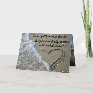 Cartão Sorry It Had To End Like This Funny Insult