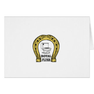 Cartão sorte do resplendor real