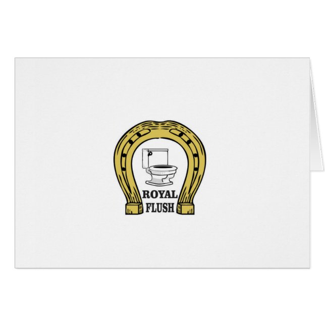 Cartão sorte do resplendor real (Frente Horizontal)