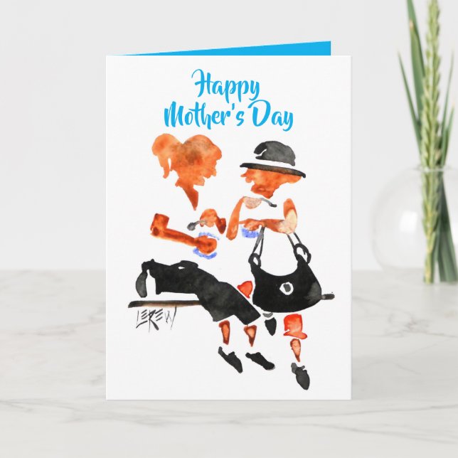 Cartão Sorvete Com a Mamãe #130716 Dia das Mães    (Frente)