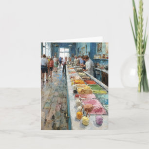 Cartão Sorvete Parlor em acrílicas